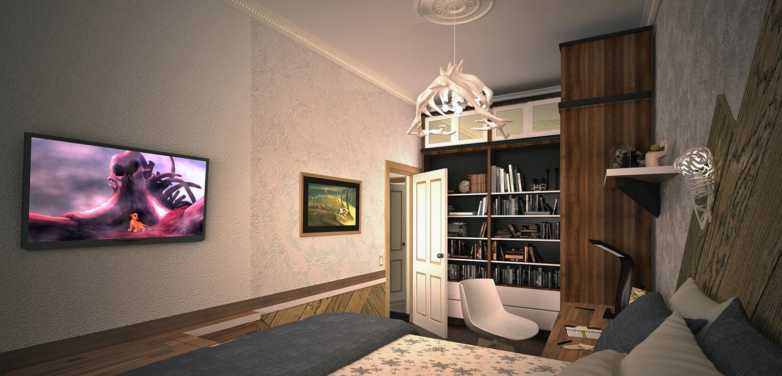 Дизайн интерьера квартиры оп арт