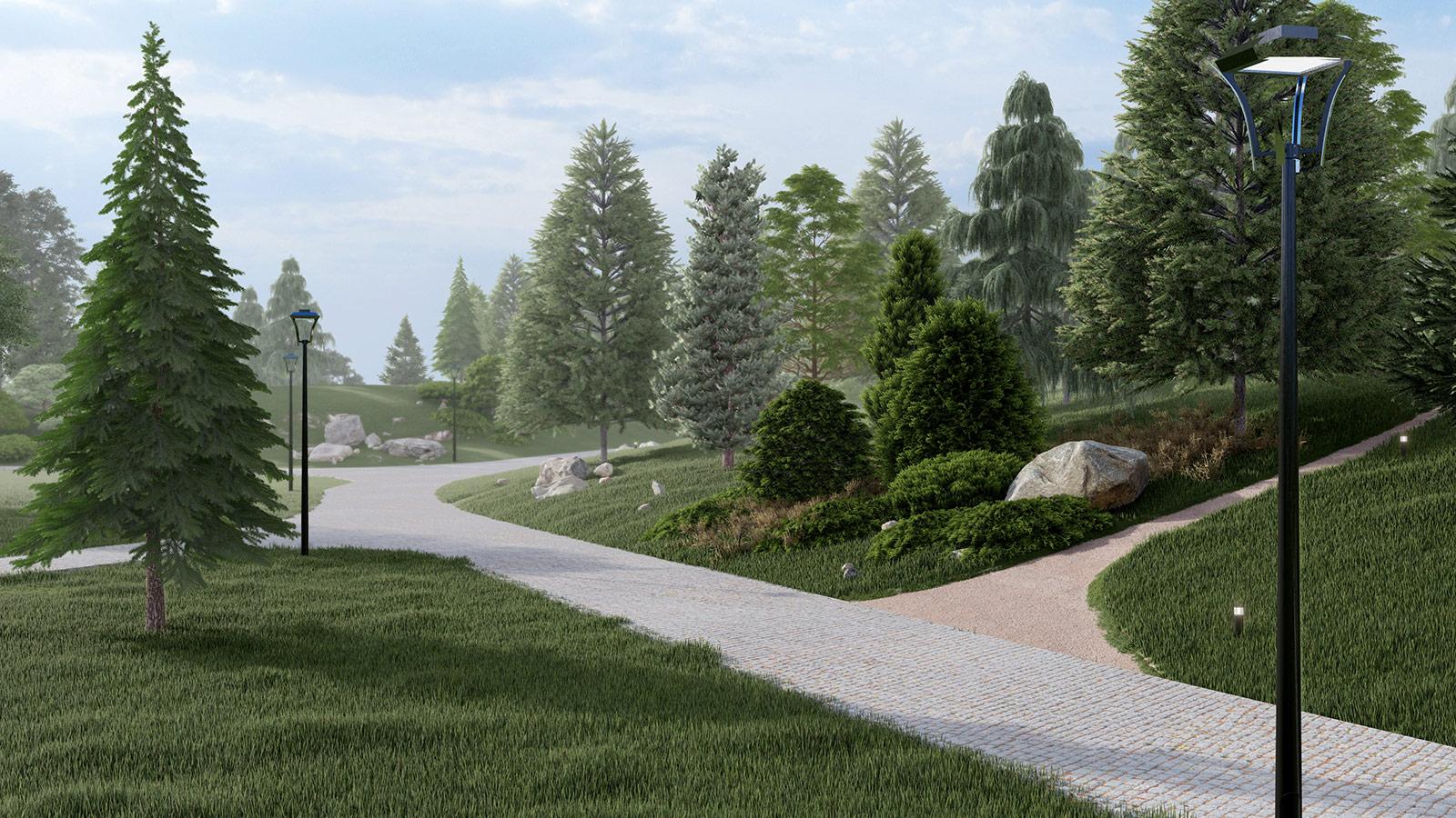 дизайн Проект частного лесопарка "Стольное"