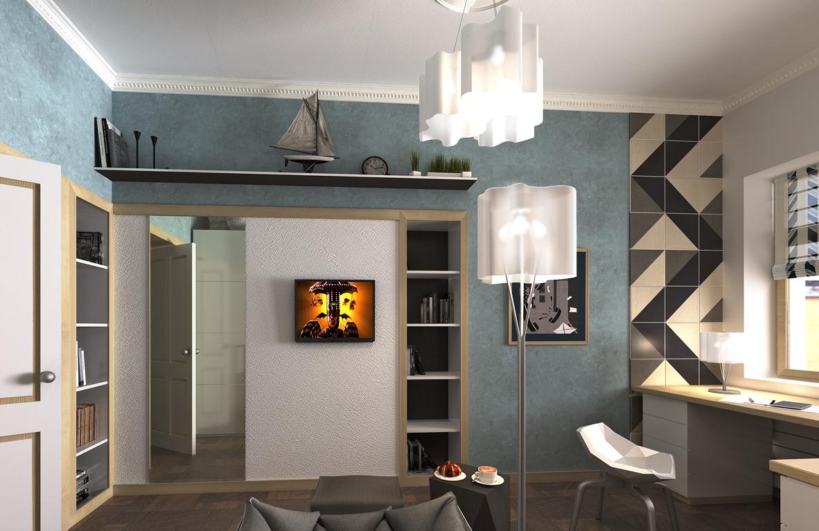 Дизайн интерьера квартиры оп арт