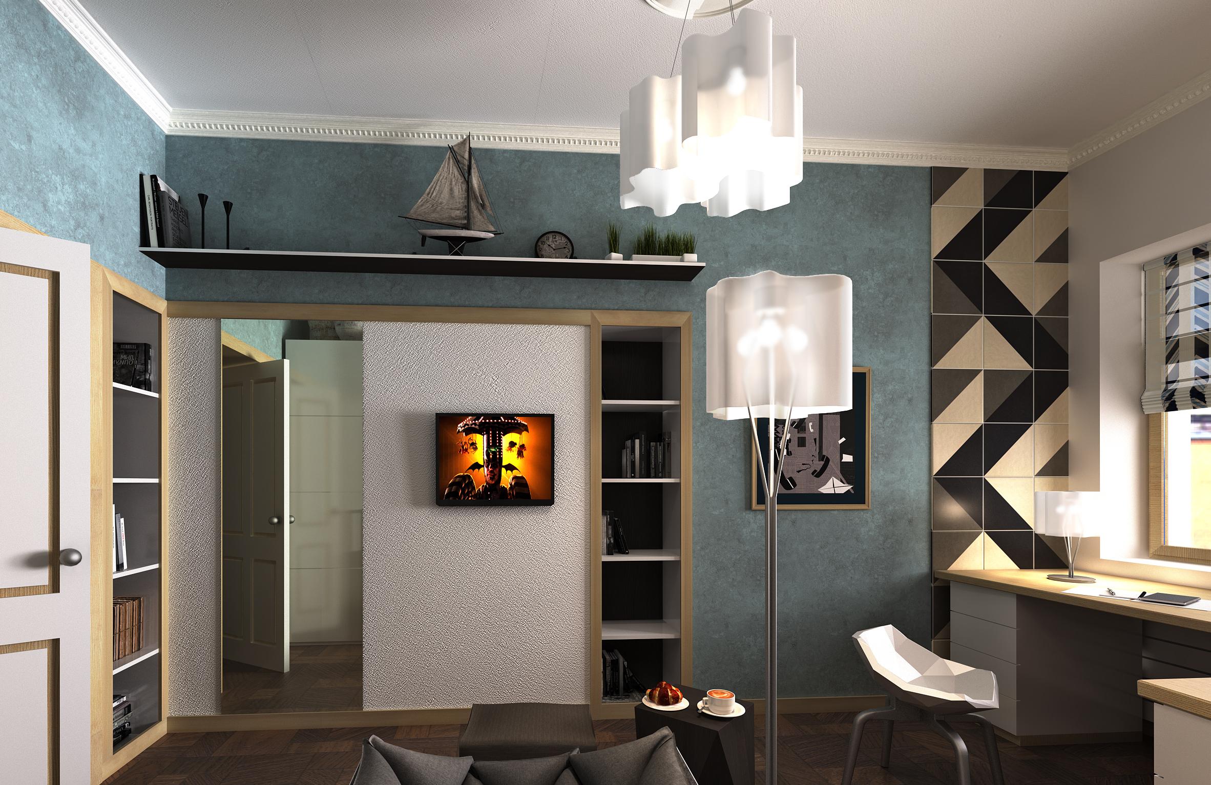 Дизайн интерьера квартиры оп арт