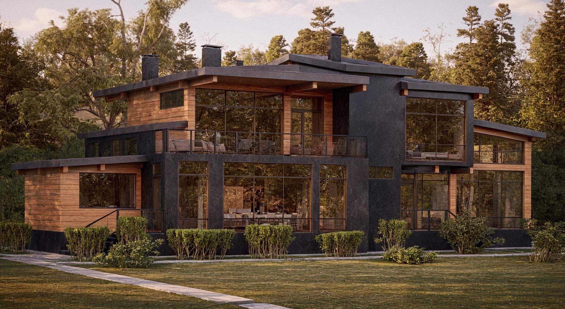 frame house design фахверк райт проект