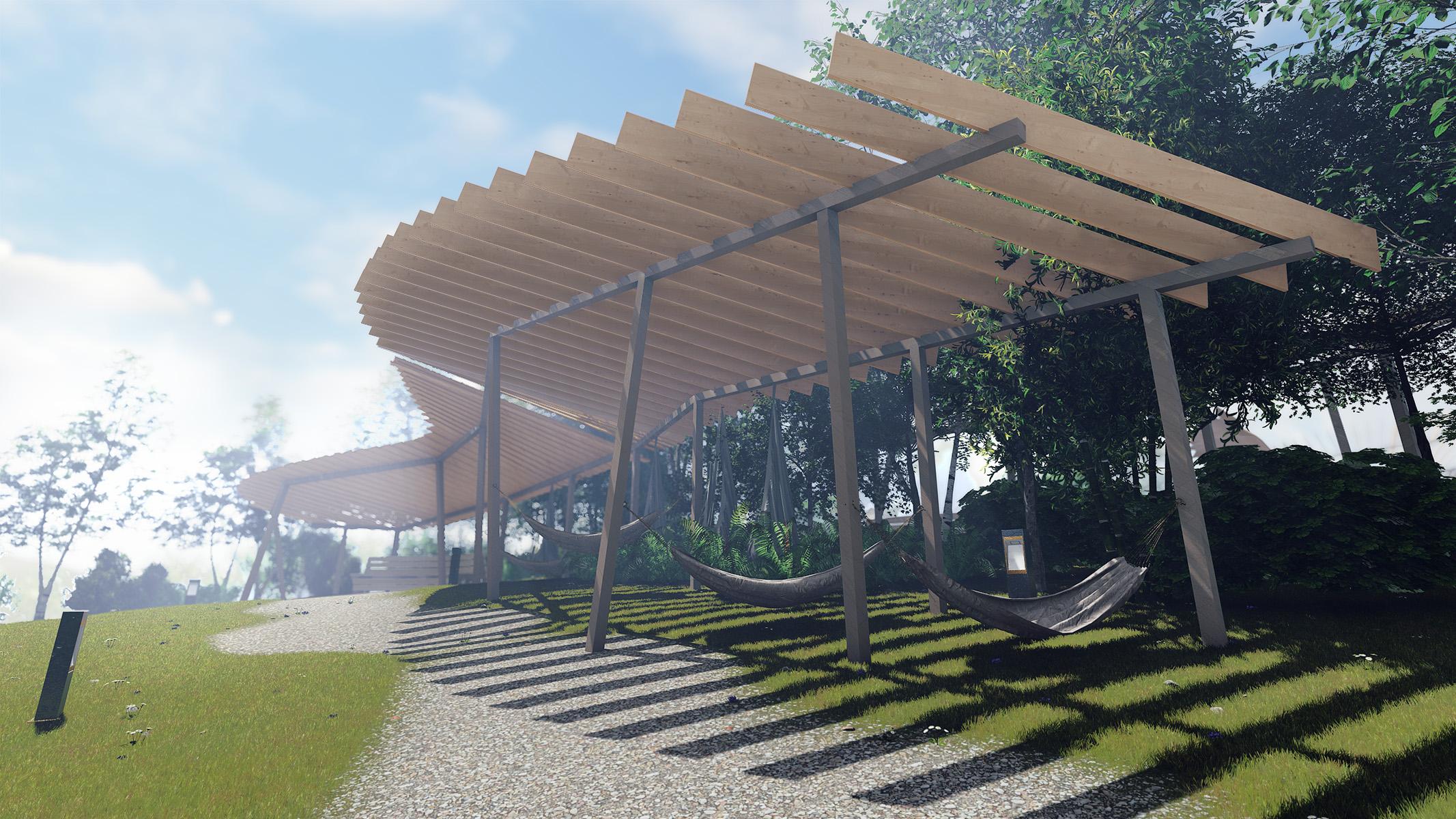 Проект парка (Площадка Солнечная/Чайный домик)