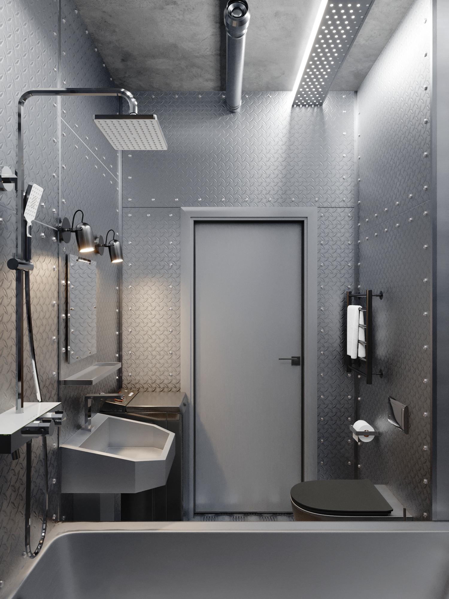 Дизайн интерьера Brutal urban loft