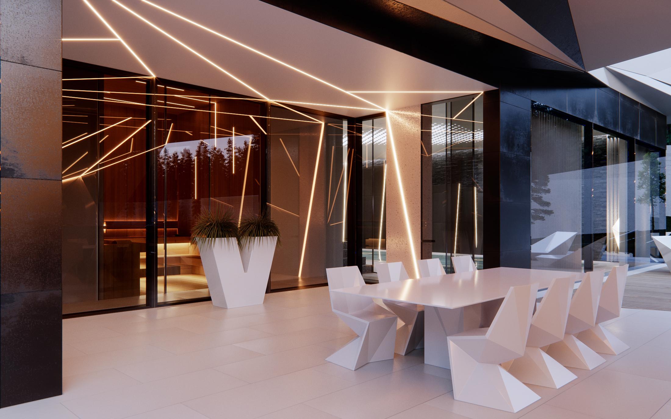 Дизайн Интерьера частного дома в современном стиле в с. Успенское, Московская область