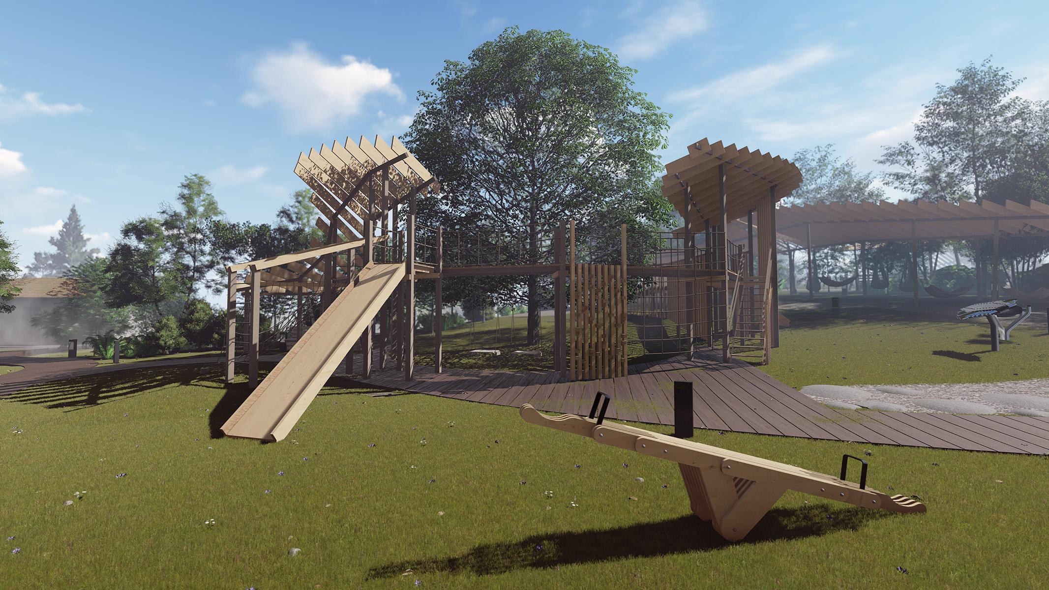 Проект парка (Площадка Солнечная/Чайный домик)