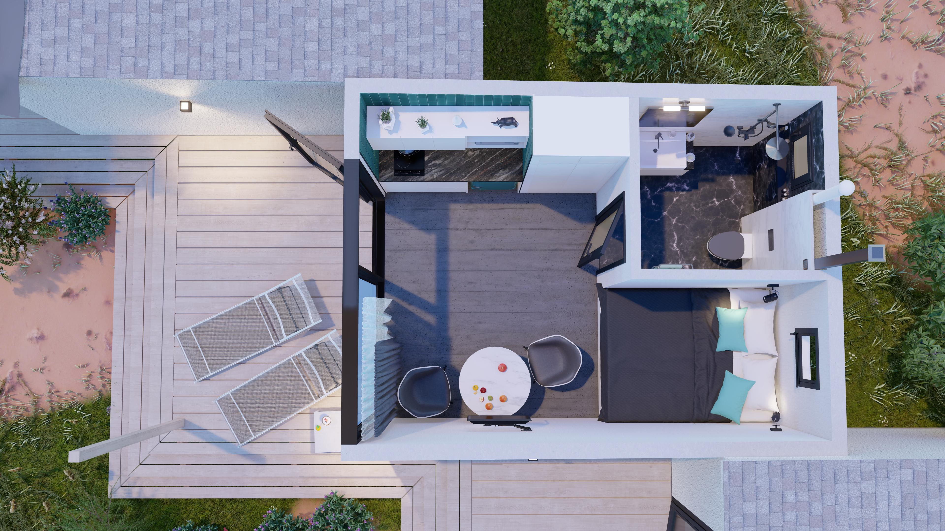 Проектирование и дизайн модульных домов глэмпингов гостевых домов Крым