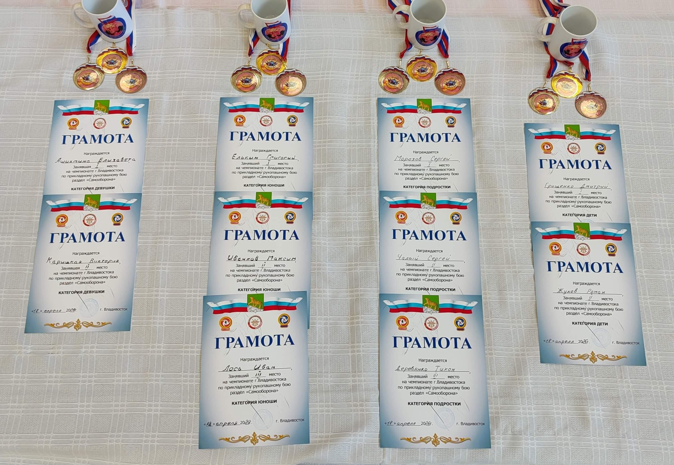 Грамоты Самооборона 18.04. 2026