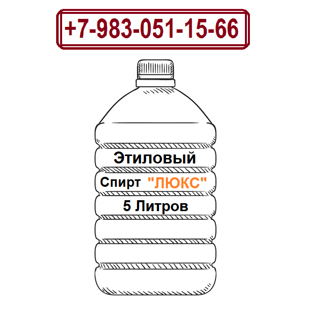 Купить Этиловый спирт 5л Люкс