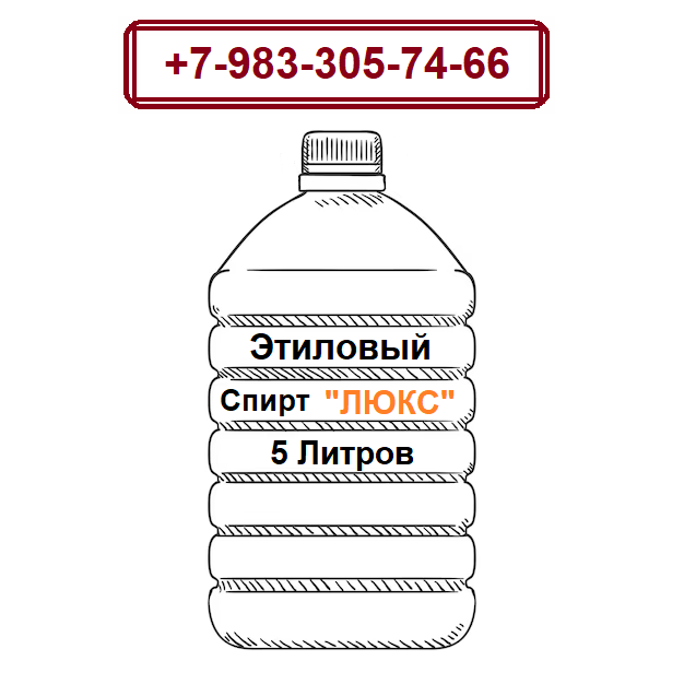 Купить Этиловый спирт 5л Люкс